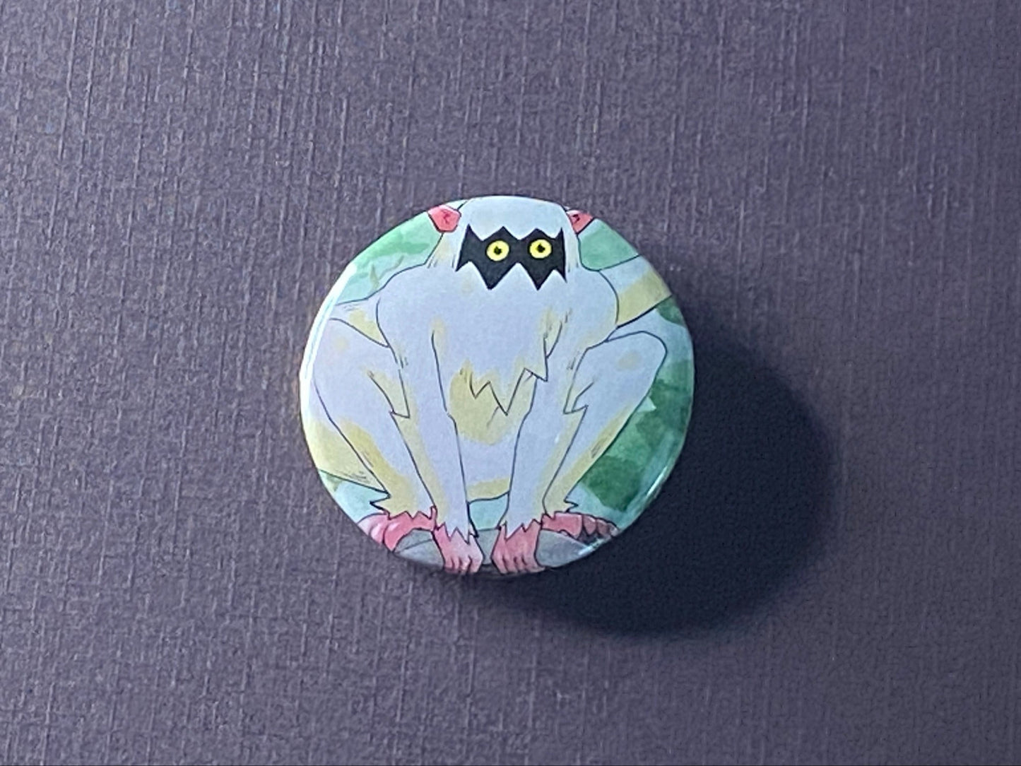 White Thang, MetaZoo, MetaZoo Merch, Cryptid, Button Pins.