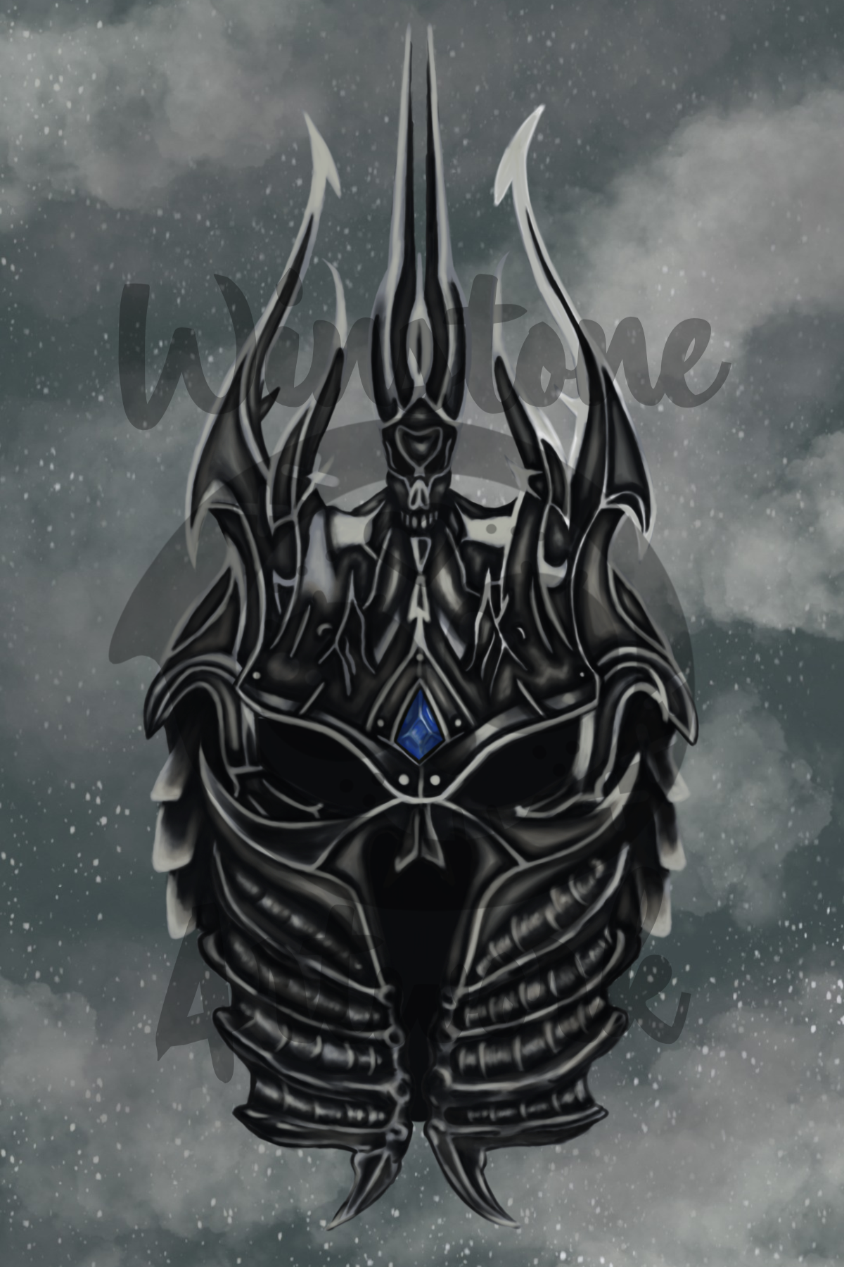 Helm Of Damination - 4x6 Postcard Print