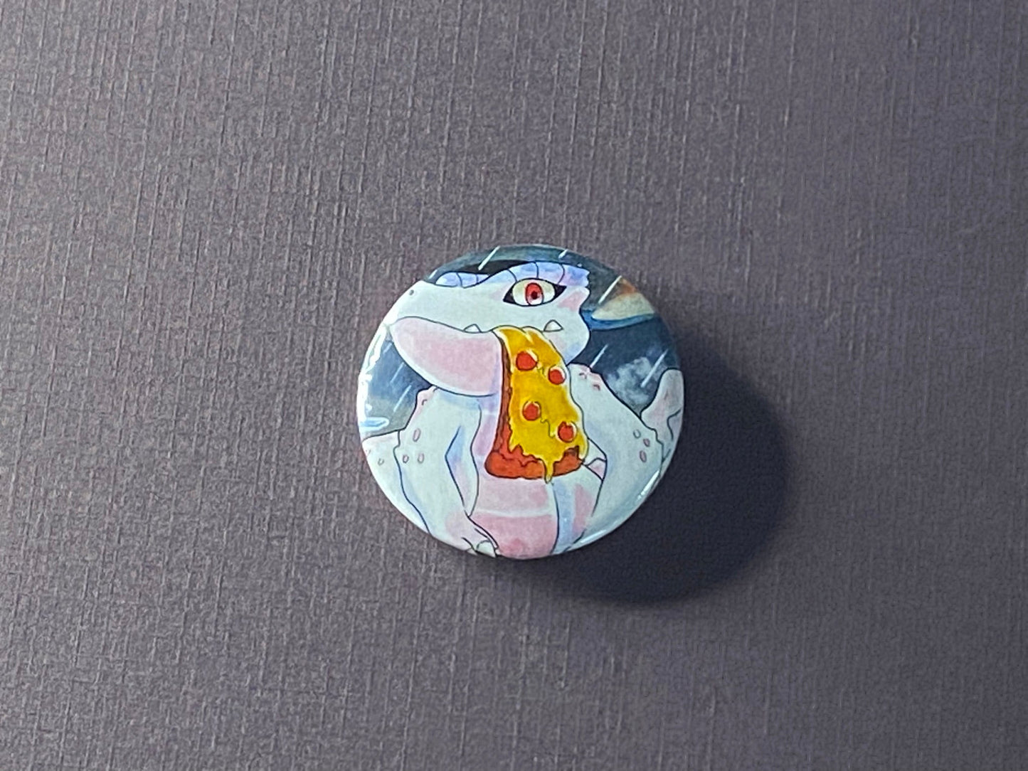Sewer Alligator - Upcycled MetaZoo Card Button Pin