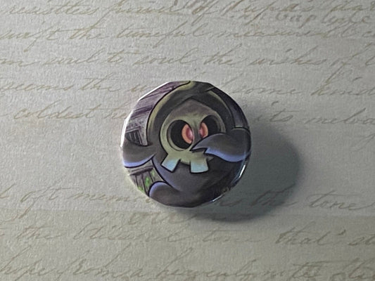 #355 Duskull - Upcycled Pokémon Card Button Pin