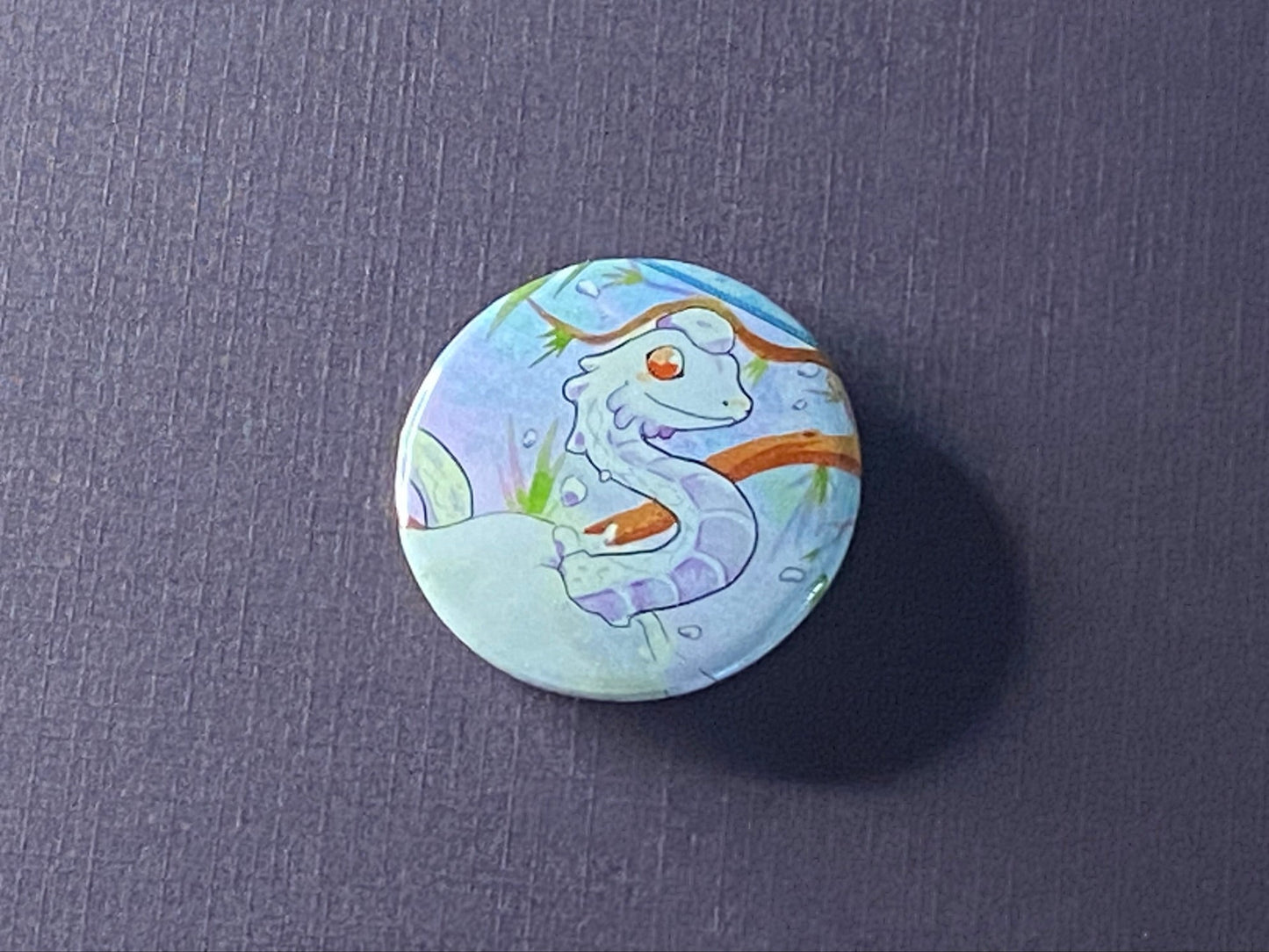 Snow Snake, MetaZoo, MetaZoo Merch, Cryptid, Button Pins.