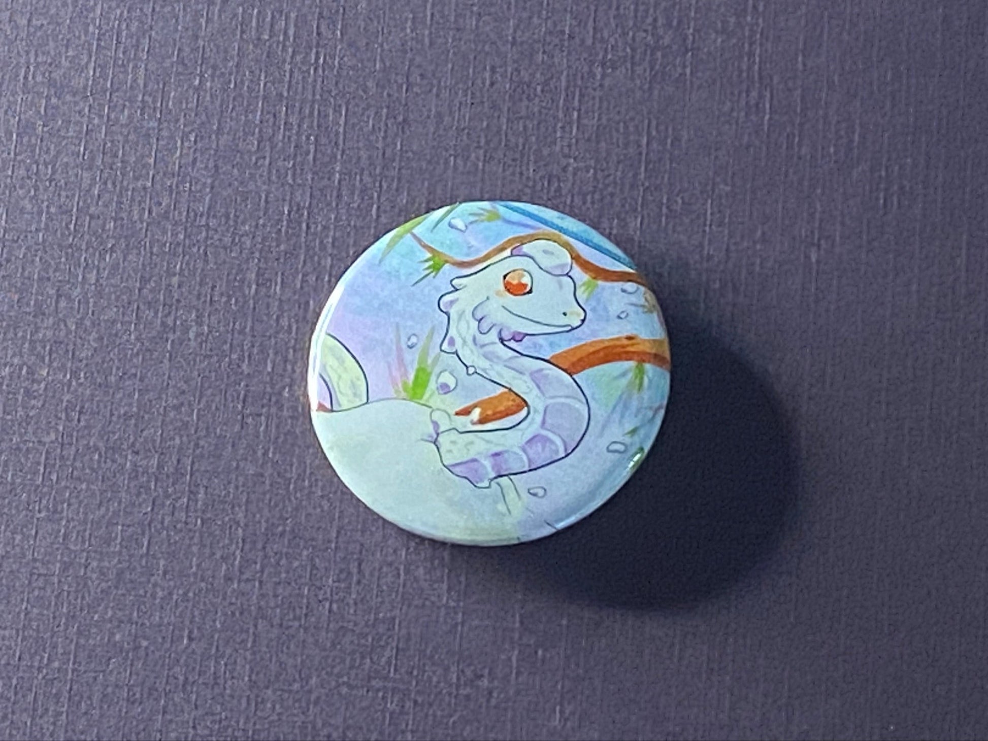 Snow Snake, MetaZoo, MetaZoo Merch, Cryptid, Button Pins.