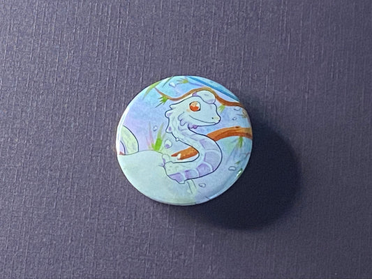 Snow Snake, MetaZoo, MetaZoo Merch, Cryptid, Button Pins.