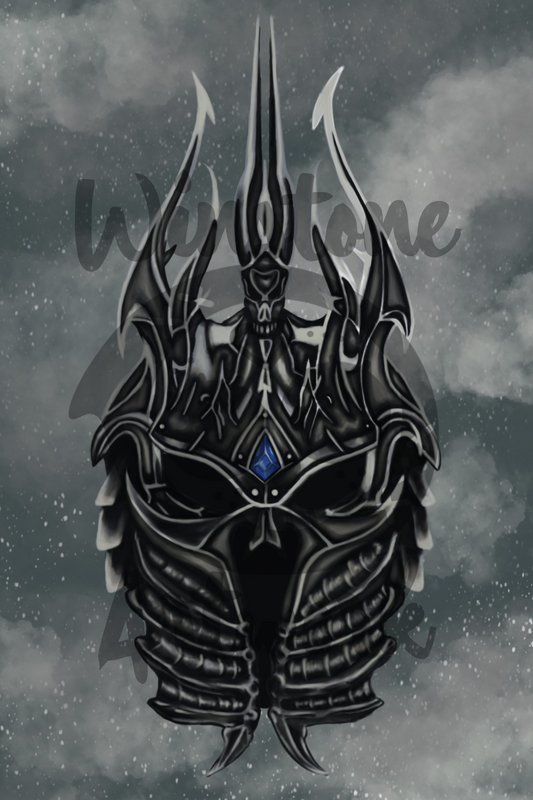 Helm Of Damination - 4x6 Postcard Print