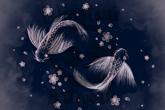 Koi Pond - 4x6 Postcard Print
