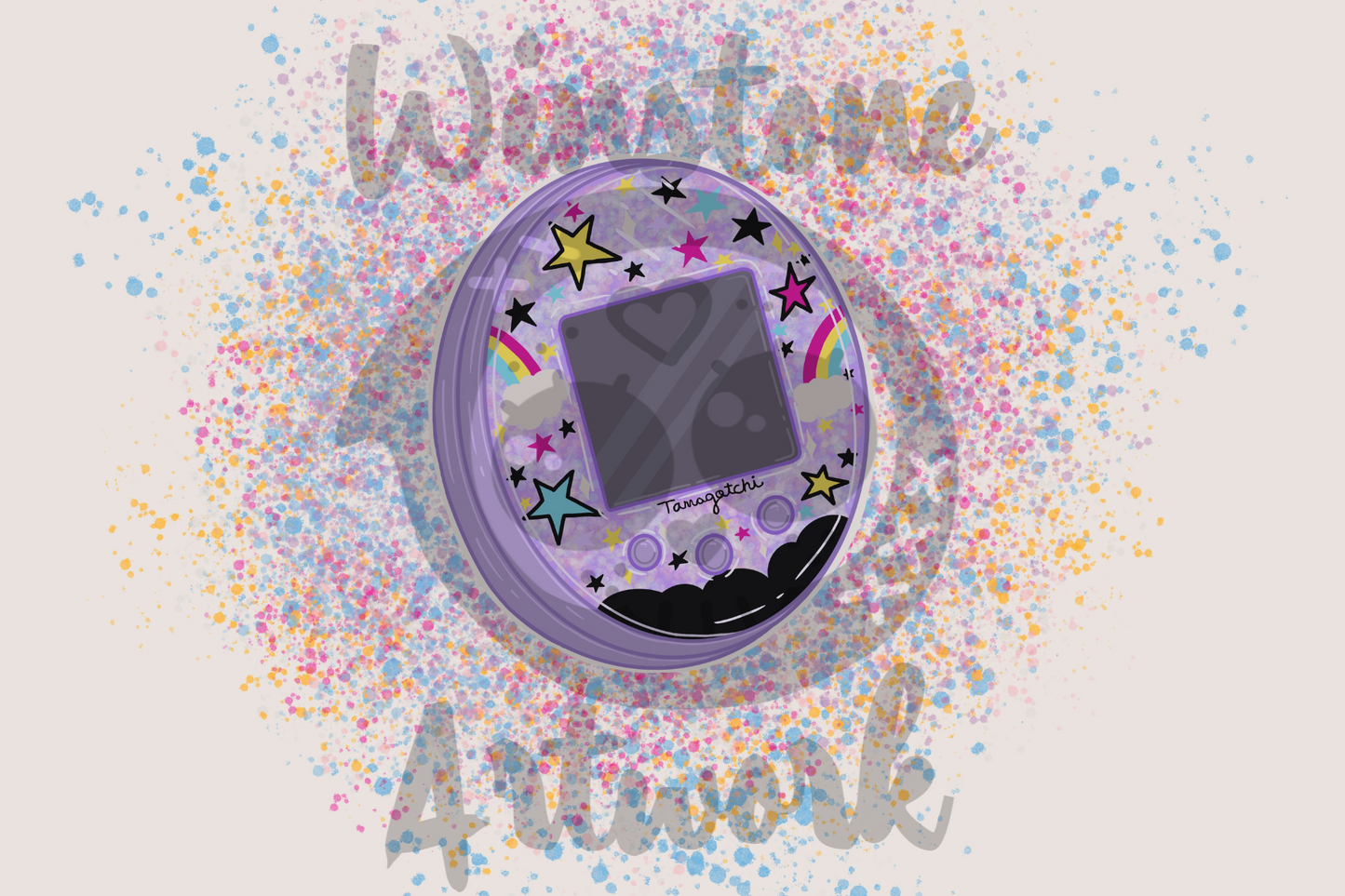 Tamagotchi Magical Meets - 4x6 Postcard Print